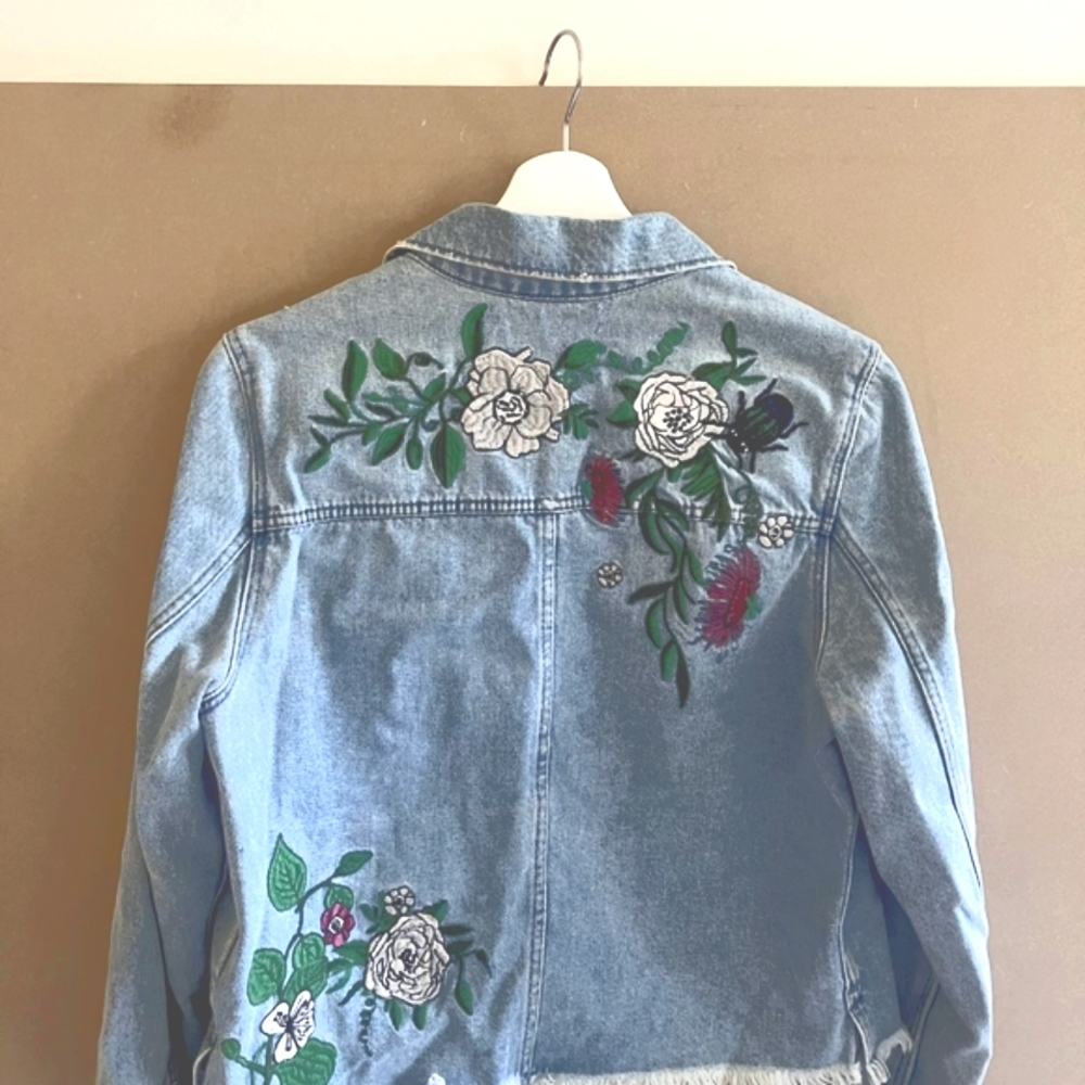 Embroidered Denim Jacket